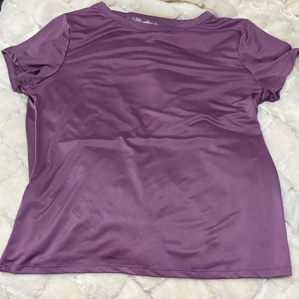 Women's Purple Short Sleeve Top